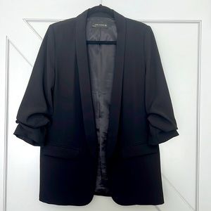 Zara black boyfriend blazer
